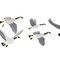 Flying Canada Geese Wall Stencil | 142R by Designer Stencils | Animal & Nature Stencils | Reusable Art Craft Stencils for Painting on Walls, Canvas, Wood | Reusable Plastic Paint Stencil for Home Makeover | Easy to Use & Clean Art Stencil